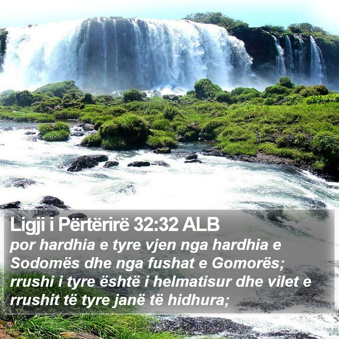 Ligji i Përtërirë 32:32 ALB Bible Study