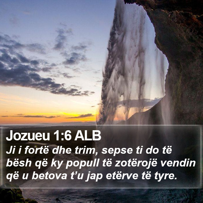 Jozueu 1:6 ALB Bible Study