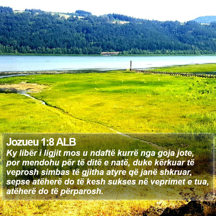 Jozueu 1:8 ALB Bible Study