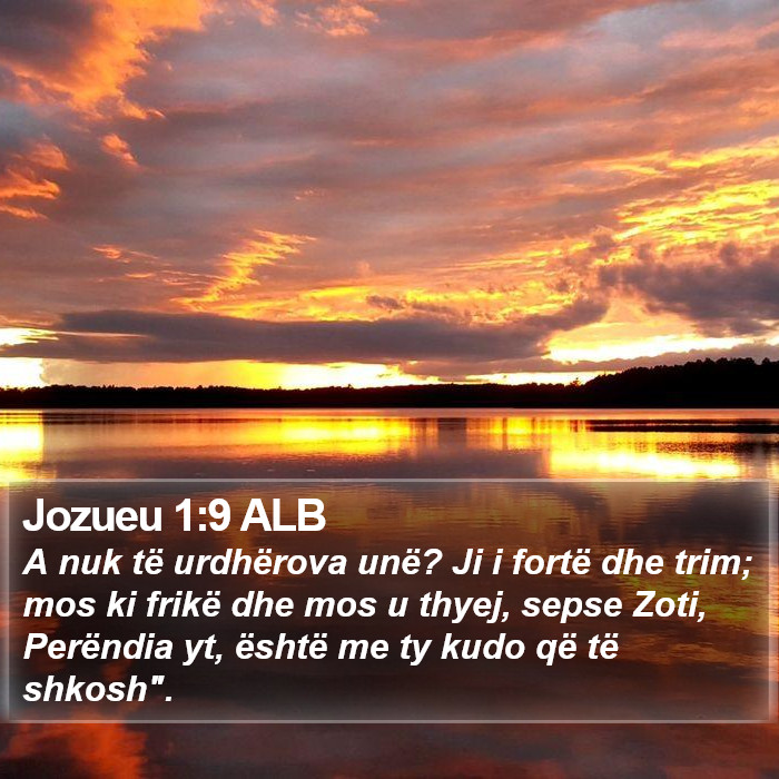 Jozueu 1:9 ALB Bible Study