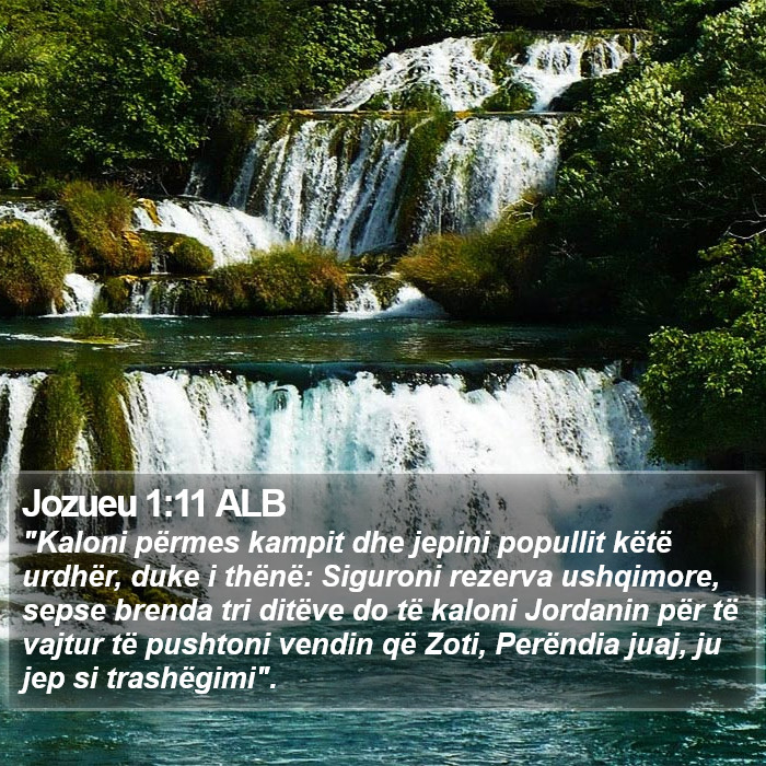 Jozueu 1:11 ALB Bible Study