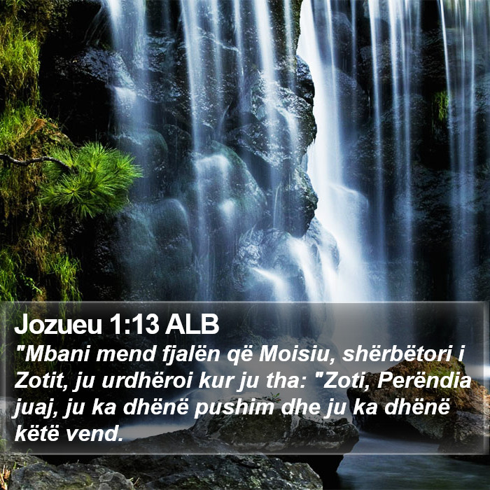 Jozueu 1:13 ALB Bible Study