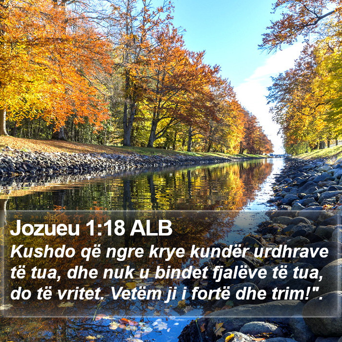 Jozueu 1:18 ALB Bible Study