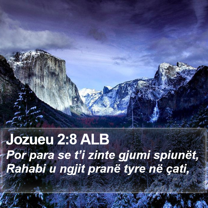 Jozueu 2:8 ALB Bible Study