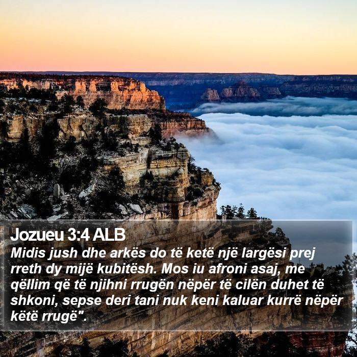 Jozueu 3:4 ALB Bible Study