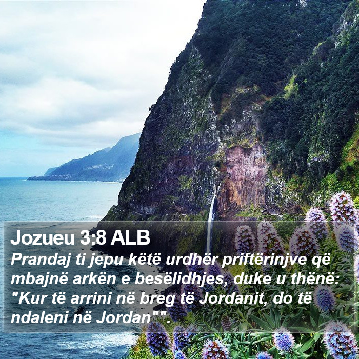 Jozueu 3:8 ALB Bible Study