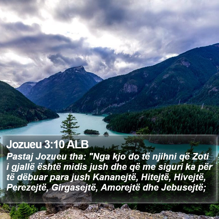 Jozueu 3:10 ALB Bible Study