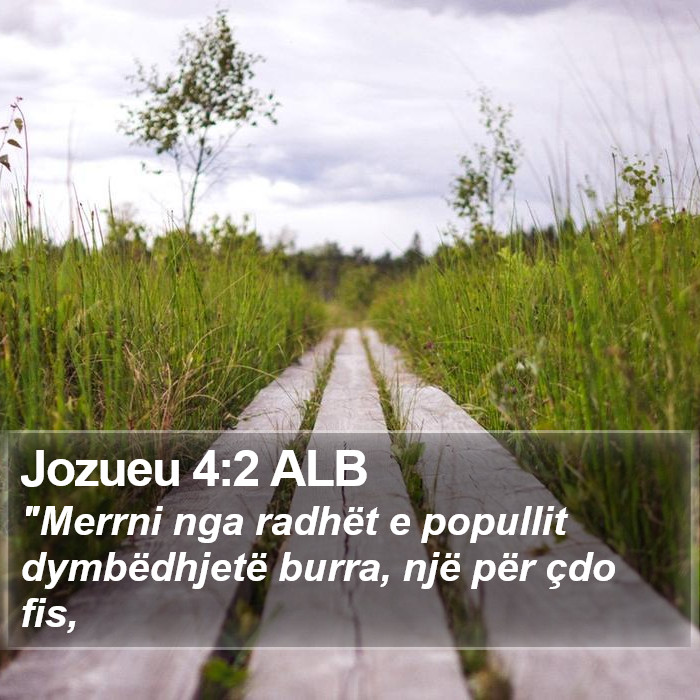 Jozueu 4:2 ALB Bible Study