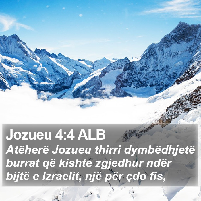 Jozueu 4:4 ALB Bible Study