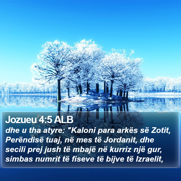 Jozueu 4:5 ALB Bible Study