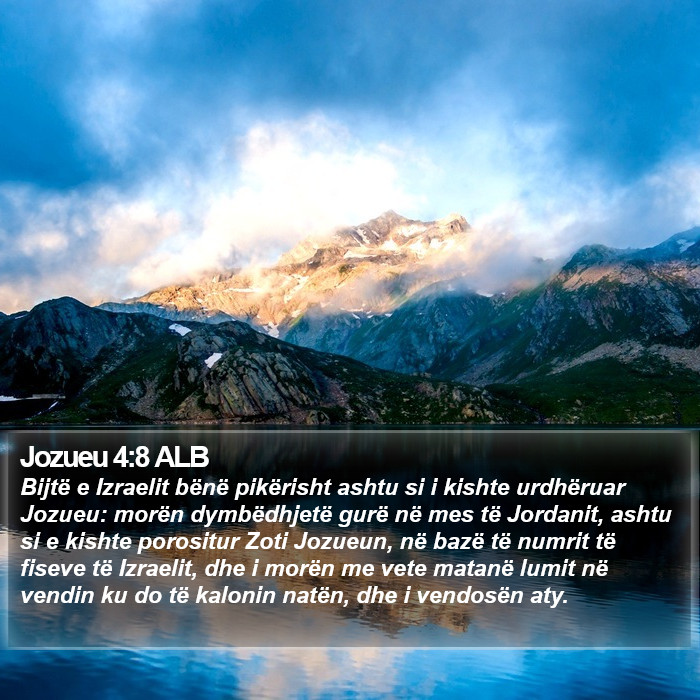 Jozueu 4:8 ALB Bible Study