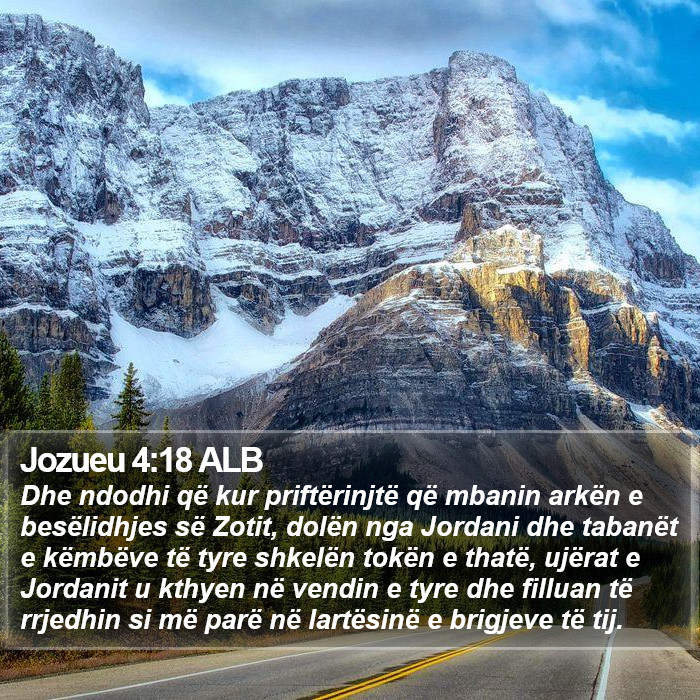 Jozueu 4:18 ALB Bible Study