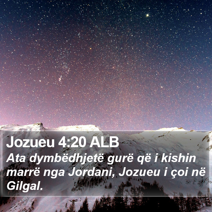 Jozueu 4:20 ALB Bible Study