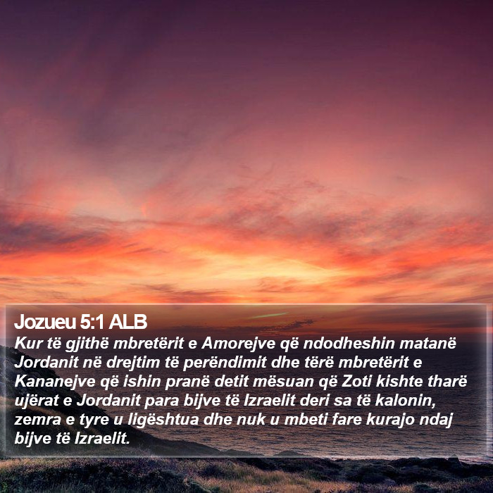 Jozueu 5:1 ALB Bible Study