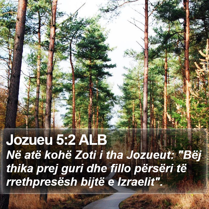 Jozueu 5:2 ALB Bible Study