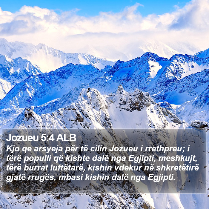 Jozueu 5:4 ALB Bible Study