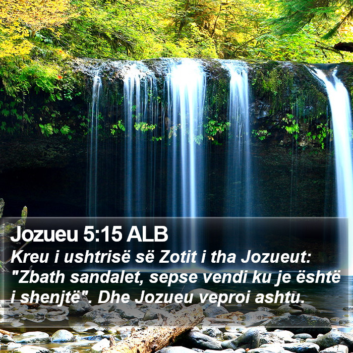 Jozueu 5:15 ALB Bible Study