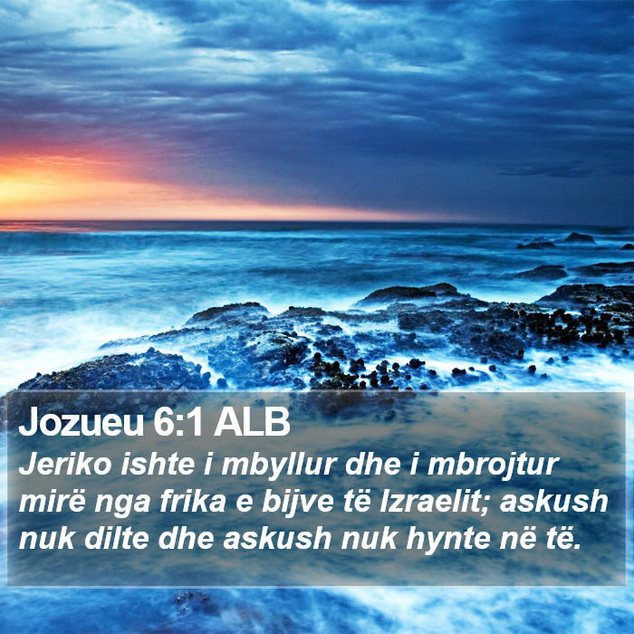 Jozueu 6:1 ALB Bible Study