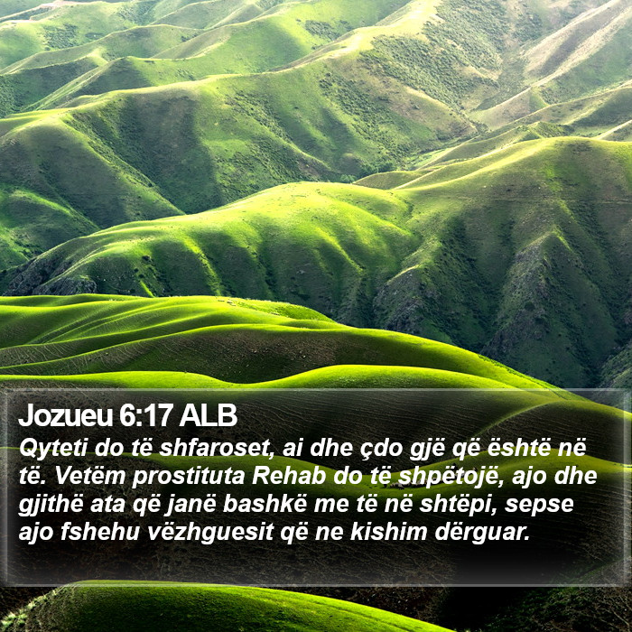 Jozueu 6:17 ALB Bible Study