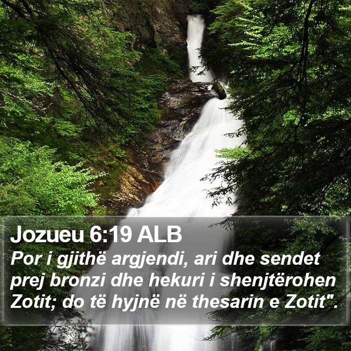 Jozueu 6:19 ALB Bible Study