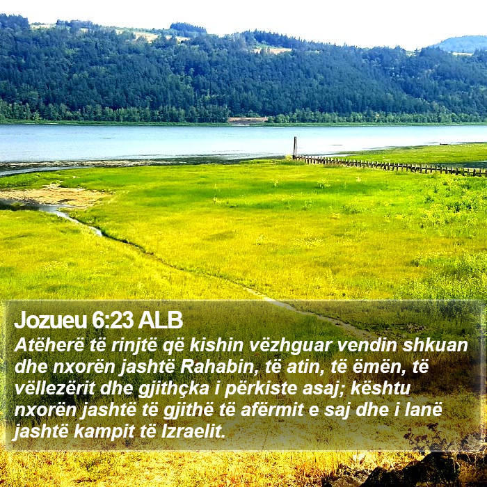 Jozueu 6:23 ALB Bible Study