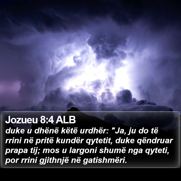 Jozueu 8:4 ALB Bible Study