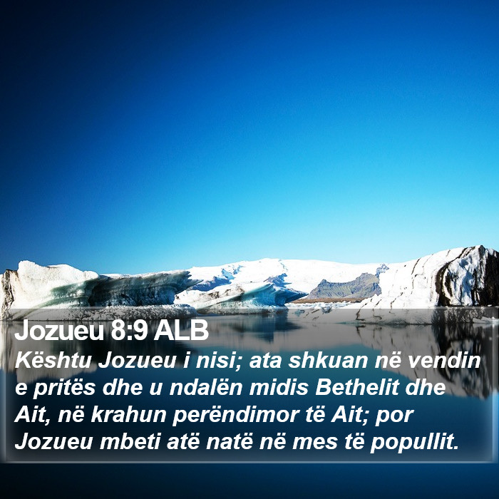 Jozueu 8:9 ALB Bible Study