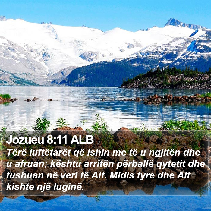 Jozueu 8:11 ALB Bible Study