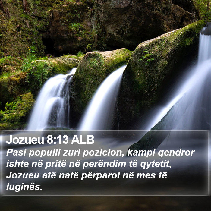 Jozueu 8:13 ALB Bible Study