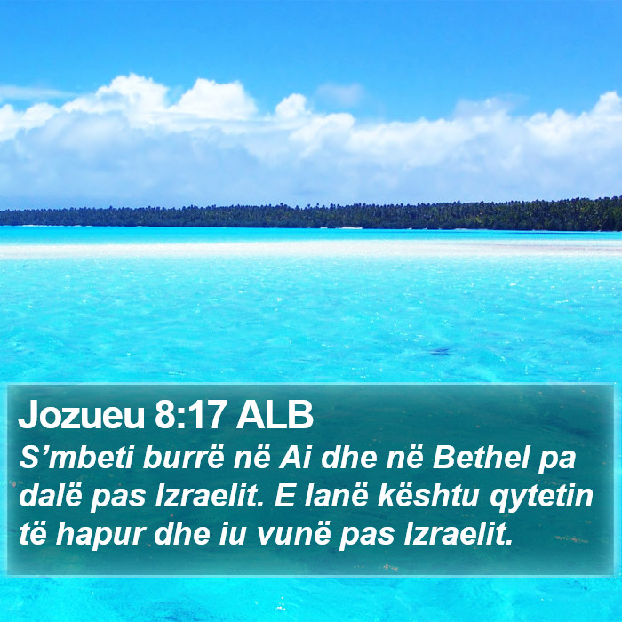 Jozueu 8:17 ALB Bible Study