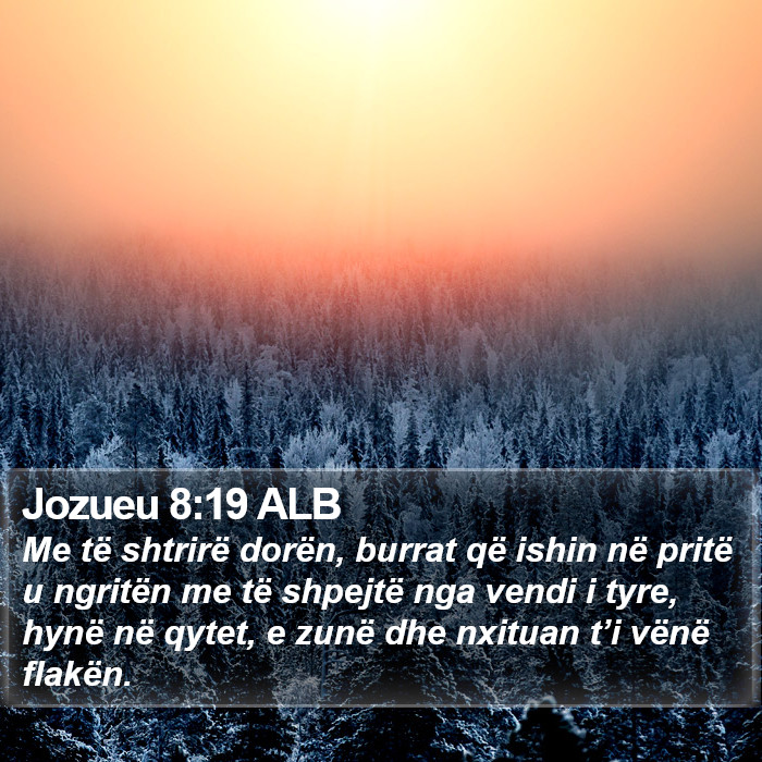 Jozueu 8:19 ALB Bible Study