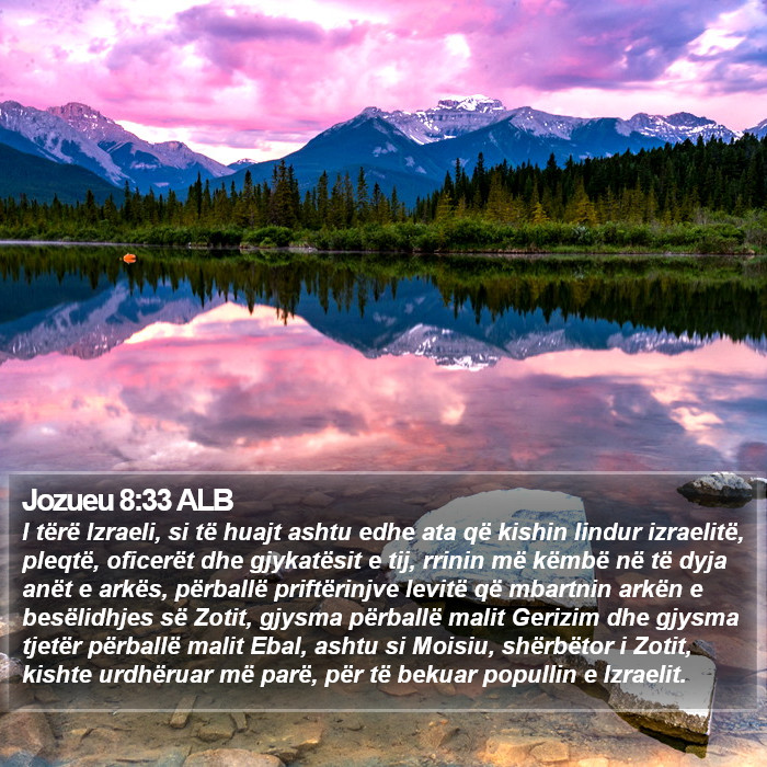 Jozueu 8:33 ALB Bible Study