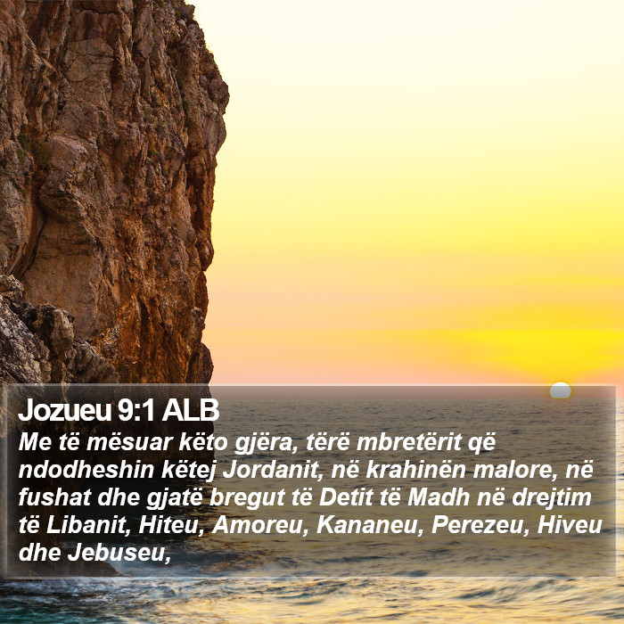 Jozueu 9:1 ALB Bible Study