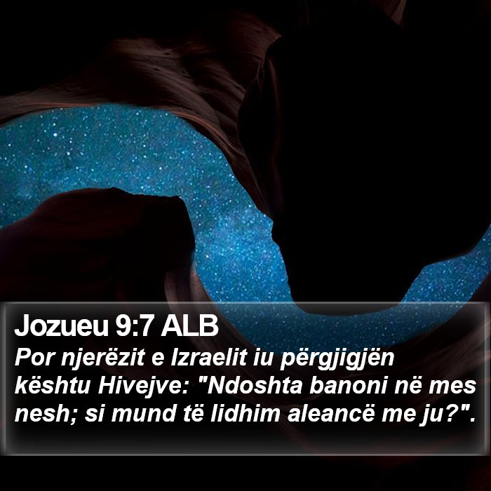 Jozueu 9:7 ALB Bible Study