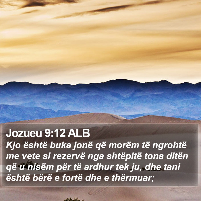 Jozueu 9:12 ALB Bible Study