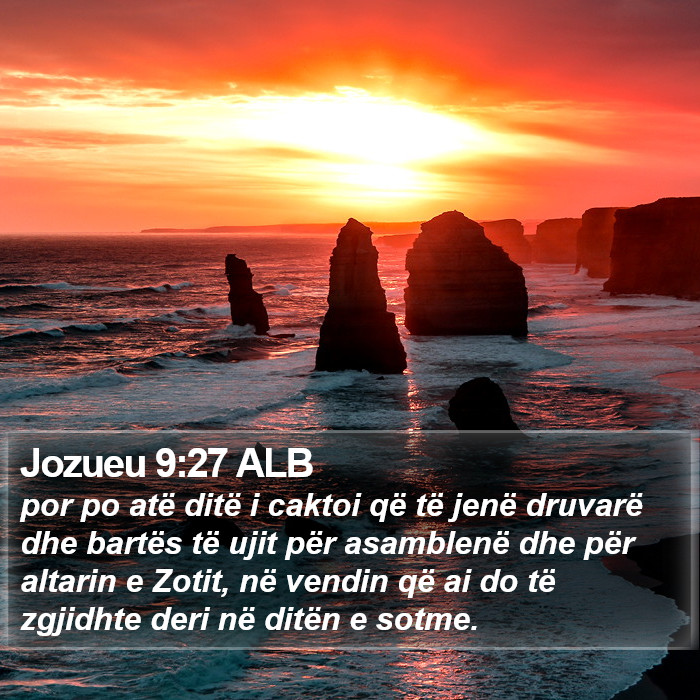 Jozueu 9:27 ALB Bible Study