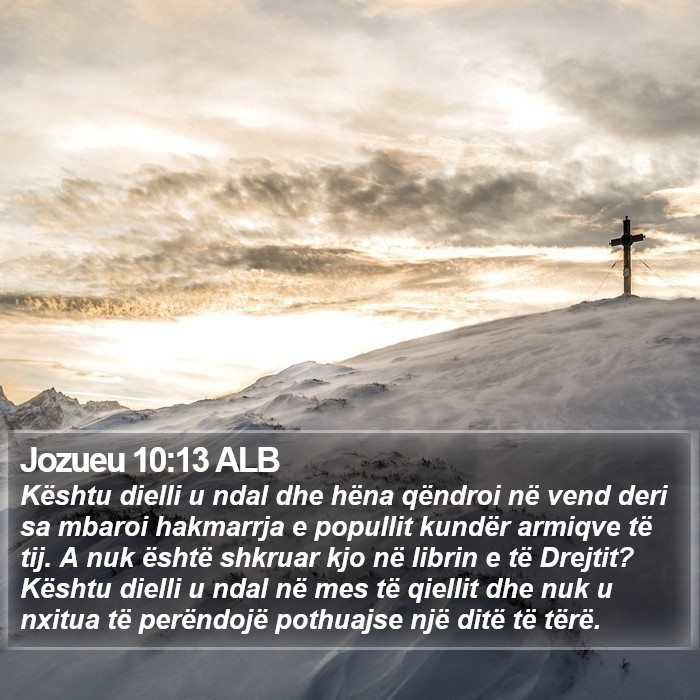 Jozueu 10:13 ALB Bible Study