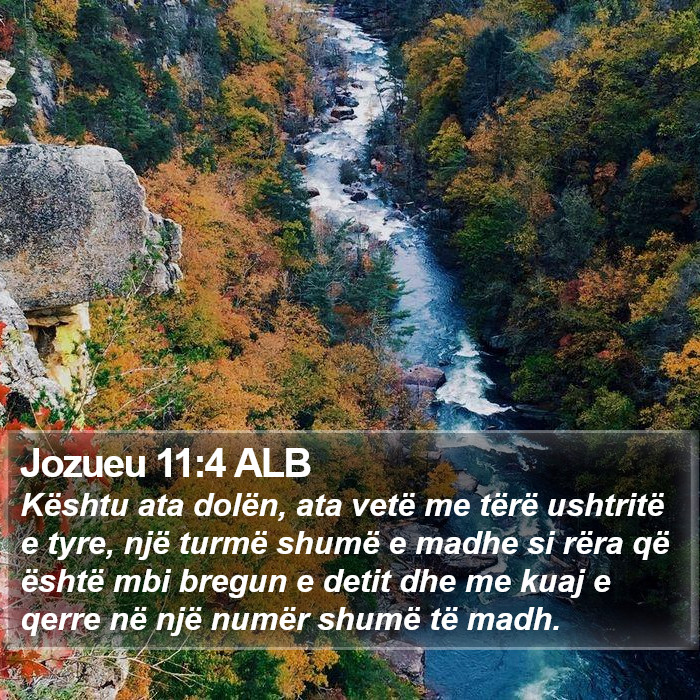 Jozueu 11:4 ALB Bible Study