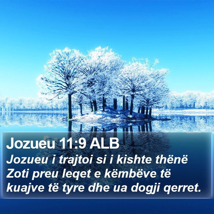 Jozueu 11:9 ALB Bible Study