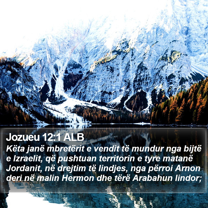 Jozueu 12:1 ALB Bible Study