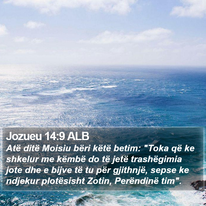 Jozueu 14:9 ALB Bible Study