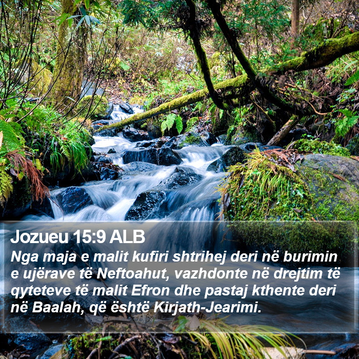 Jozueu 15:9 ALB Bible Study