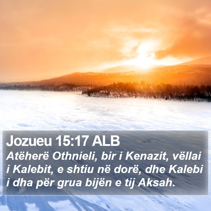 Jozueu 15:17 ALB Bible Study