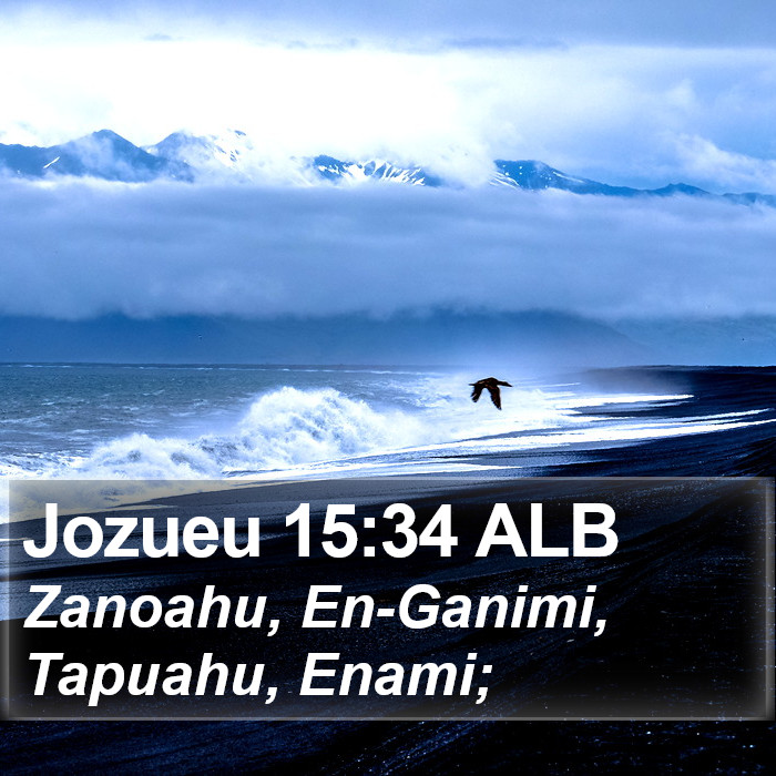 Jozueu 15:34 ALB Bible Study