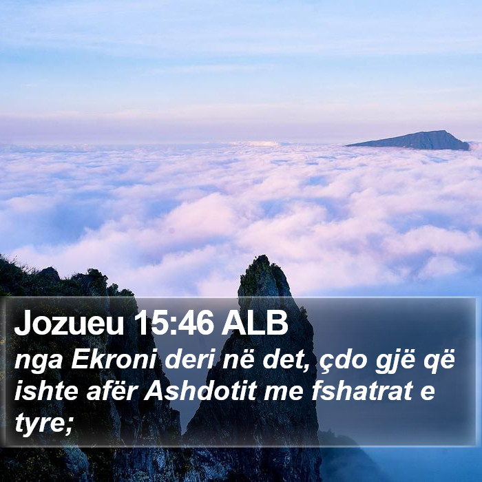 Jozueu 15:46 ALB Bible Study