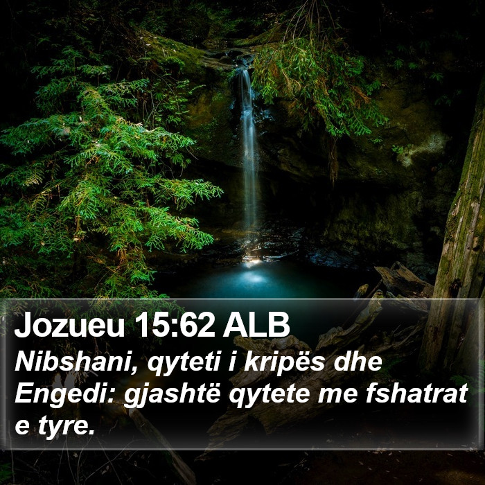 Jozueu 15:62 ALB Bible Study