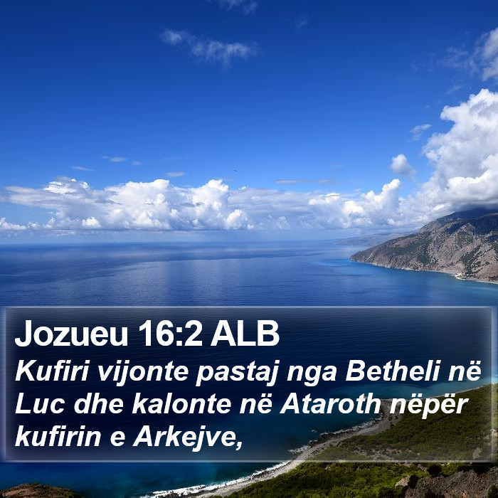 Jozueu 16:2 ALB Bible Study