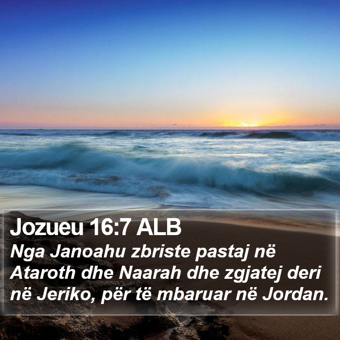 Jozueu 16:7 ALB Bible Study