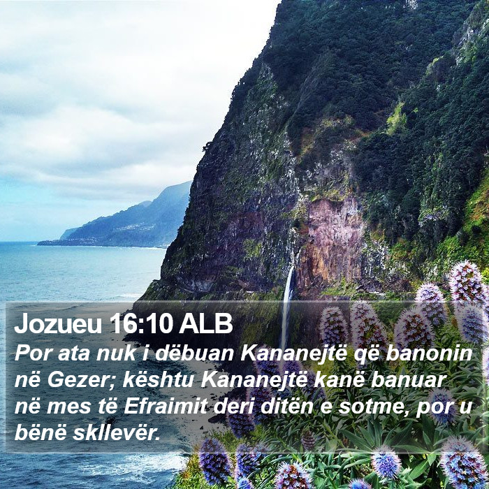 Jozueu 16:10 ALB Bible Study