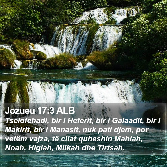 Jozueu 17:3 ALB Bible Study